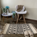 Cotton Woven Nordic FringeRug with Tassel Geometric rugs